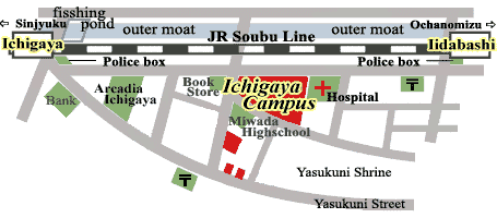 Ichigaya Road Map